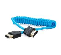 Kondor Blue Coiled Full HDMI Cable (12-24")