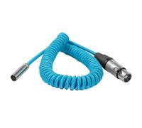 Kondor Blue Coiled Mini XLR to XLR for C70 & BMPCC4K/6K (12-inch -24-inch)