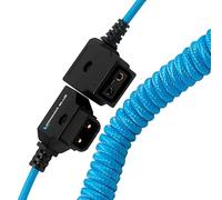 Kondor Blue D-Tap Extension Male to Female Coiled Cable