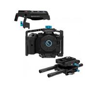 Kondor Blue KB-Canon-BR-Bk. Material: Aluminium Product colour: Black Packaging content: 1x Canon R5C/R6/R Cage w/ Top Handle 1x Universal 15mm LWS ARRI/501 Baseplate Side Loading 2x 15mm...