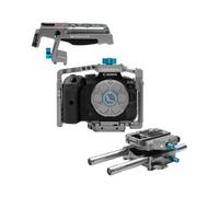 Kondor Blue KB-Canon-BR. Material: Aluminium Product colour: Grey Packaging content: 1x Canon R5C/R6/R Cage w/ Top Handle 1x Universal 15mm LWS ARRI/501 Baseplate Side Loading 2x 15mm...