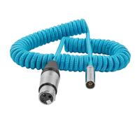 Kondor Blue Coiled Mini XLR to XLR for C70 & BMPCC4K/6K 12Inch-24”