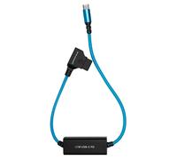 KONDOR BLUE 16" D-Tap/P-Tap to USB-C PD 2-Way V-Mount Charger Braided Power Delivery Cable for Mirrorless Cameras, Phones, Laptops & More