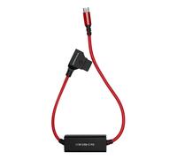 16" D-Tap to USB C Power Delivery Cable for R5C/FX3 - Cardinal Red