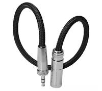 Kondor Blue KB-MINIPLUGWSCREW-BK audio cable 0.3 m mini XLR (3-pin) 3.5mm TRS Black