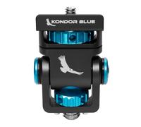 KONDOR BLUE | 1/4" Swivel Tilt Monitor Mount with Arri Pin (Pan/Tilt) (1/4 Monitor Mount, Black)