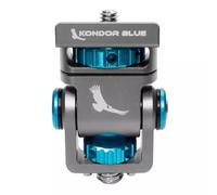 Kondor Blue KB-Mon-SMount. Product type: Monitor mount Product colour: Blue Grey Material: Aluminium. Width: 54 mm Depth: 40 mm Height: 25.4 mm
