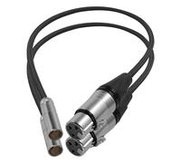 Kondor Blue Mini XLR Male - Female Cable (2 Pack)