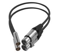 Kondor Blue KB-MXLRM-F16-Bk. Connector 1: XLR Connector 1 gender: Female Connector 2: mini XLR (3-pin) Connector 2 gender: Male Cable length: 0.4 m Product colour: Black