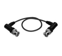 Kondor Blue Cable 12" Ultra Thin 3G SDI Right-Angle BNC, 1080/60 Compatible, Black