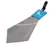 Kondor Blue Micro Fiber Lens Wipe Cloth with Pouch and Clip