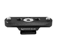 Kondor Blue NATO Rail to Hot Shoe Adapter for Remote Trigger Top Handles Black
