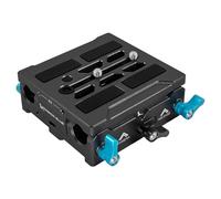 KONDOR BLUE Universal LWS ARRI Bridge Plate for ARRI, RED, URSA, C70, Venice | Black