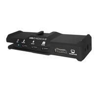 KONDOR BLUE | USB-C Media Hub for iPhone 15/16 | Mobile Video Rigs, Full Sized HDMI for Video Monitoring & Workflows | Raven Black