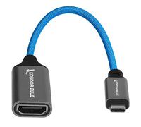 KONDOR BLUE | USB-C to Female HDMI Display Cable for Monitors | Convert Your USB-C Port into a HDMI Port, Compatible with Apple and Android Devices | Blue