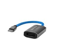 KONDOR BLUE | USB-C to HDMI Capture Card for Live Streaming - Video & Audio | Compatible with Zoom, Skype, OBS, ECamm, VLC, YouTube, Facebook, & Restream + More | Blue