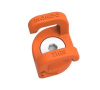 KONDOR BLUE x Armando Ferreira | MondoTies XL Cable Management Clips for Cameras | Cable Organization, 3/8"-16 Mounted, Holds 3-6 Cables, & Supports up to 15lbs of Force (4-Pack) | Orange
