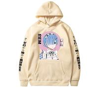 KONDZ Anime Re:zero Restarting Life From Zero In New World Re:zero Rem Men Women Hoodie Pullover Hip Hop Sweatshirt Clothes
