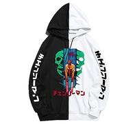 KONDZ Men/women Hot Game Chainsaw Man Print Fashion Hoodie Sweatshirts Pullover Clothes Anime Cosplay Man Patchwork Outwear All-Match
