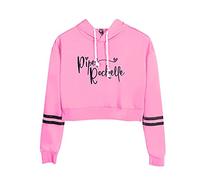 KONDZ Piper Rockelle Merch Harajuku Navel Sweatshirt Crop Top Long Sleeve Hoodie Sweatshirt Casual Sudadear Casual Fall Clothes Women