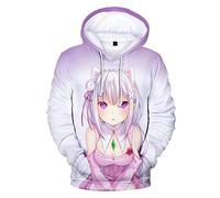 KONDZ Re Zero Rem Hoodies New Twin Maid Ram Pocket Hooded 3D Sexy Anime Boy Girl Clothes Men Women Coat Harajuku Pullover Sweatshirt