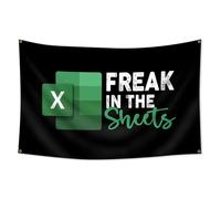 Konern 40x60inch Shrek Flag Get Out of My Swamp Meme Funny Tapestry (Duplex printing,Bright & Vibrant 150D Polyester,Brass grommet design is durable)