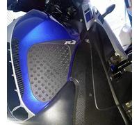 Konerstone Anti slip Gas Fuel Tank Pads Protector Stickers Knee Grips Traction Side Pads for Yamaha YZF R3 2014 2015 2016 Motorcycle Accessories YZF-R3 Black 14 15 16