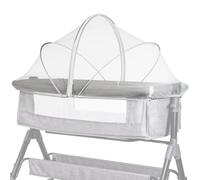 Konesky Mosquito Net for Baby Beside Crib, Universal Mosquito Fly Bug Insect Net Protection Cover, Insect Cat Net Zipper Mosquito Net, Breathable Net for Baby Crib Baby Bed-White