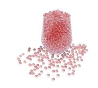 KONFEN Water Beads 20000 Pcs Water Gel Soil, Red Crystal Beads Gel Ball Vase Fillers for Home Decorations (Red, 100g, 7-8mm)