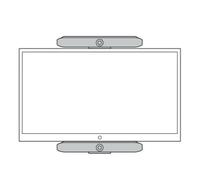 Konferenzsysteme HP Poly Vesa Halterungskit fur Studio X7 NEW