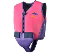 Konfidence Jacket - Our Original Premium Youth Swim Vest/Swim Jacket for ages from 8-14 years old - Our Youth Buoyancy Aid with Removeable Floats (Pink/Lilac (Approx 12-14 Years))