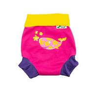 Konfidence Splashy Nappy - Reusable Eco-Friendly Swim Nappy Cover Made Using Recycled Plastics (3-36mths) Leak Proof Design - Machine Washable (Splashy Joni, 9-12 Months)