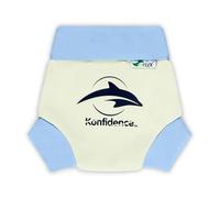 Konfidence Splashy Nappy - Reusable Eco-Friendly Swim Nappy Cover Made Using Recycled Plastics (3-36mths) Leak Proof Design - Machine Washable (Splashy Mjelle, 9-12 Months)