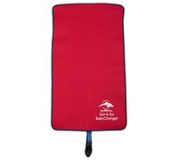 Konfidence Splashy™ Roll & Go Baby Changer Mat - Portable, Travel, Neoprene Non Slip Rubber Back Changing Mat, Just Roll it up and Go! (Red)