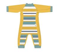 Konfidence Splashy Swimsuit-Eco Friendly Baby Swimming Costume,0-24 Months Made with Recycled Plastic,Warm Fleece Lined Baby Swimsuit. 50+UV Protection (Gelato Mint, 12-24 Months)