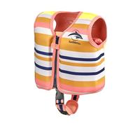 Konfidence Swim Jacket - Premium Swim Vest with Removeable Safety Strap for Kids| Adjustable Buoyancy | UKCA & CE Compliant | Swim School Approved (Gelato Rose, YS (30-60kgs))