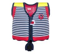 Konfidence Swim Jacket - Premium Swim Vest with Removeable Safety Strap for Kids| Adjustable Buoyancy | UKCA & CE Compliant | Swim School Approved (Hamptons Navy, YS (30-60kgs))
