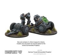 Konflikt'47 Warlord Games, German Towed Schwerefeld Projektor