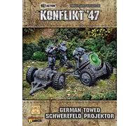 Konflikt'47 Warlord Games, German Towed Schwerefeld Projektor