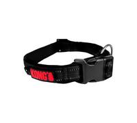 Kong Adjustable Collar Black M 19mm W 35-50Cm L