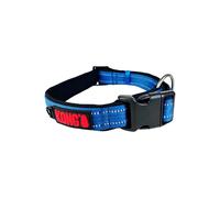 Kong Adjustable Dog Collar - Blue - Size: Medium