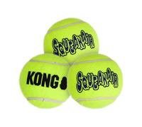 KONG Air Dog Squeakair Dog Toy Tennis Balls, Medium, (Pack of 3)