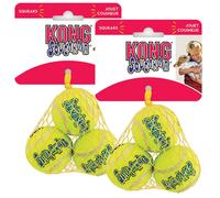 KONG Air Dog Squeakair Dog Toy Tennis Balls Small (6 Pack)