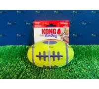 KONG AirDog Squeaker American Football - Small, Medium & Large - Tennis Ball