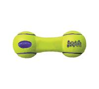 KONG - AirDog Squeaker Dumbbell - Squeaky Bounce and Fetch Toy, Tennis Ball Material - For Medium Dogs