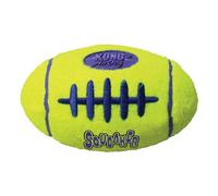 KONG - AirDog Squeaker Football - Squeaky Bounce and Fetch Toy, Tennis Ball Material - For Large Dogs