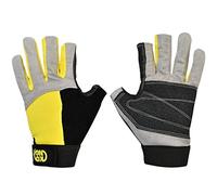 Kong Alex Gloves Grey/Black/Yellow, XL