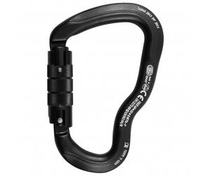 Kong - Alukarabiner Ferrata Twist Lock - Via ferrata carabiner black/grey