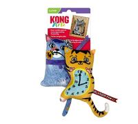 KONG Artz Cats - Crackling Cat Toys with Catnip, Ribbon and Tail (Dali/Van Gogh)