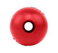 KONG Ball with Hole - Durable Dog Fetch Toy for Training, Interactive Playtime & More - Classic Natural Rubber Ball - Red - for Large Dogs